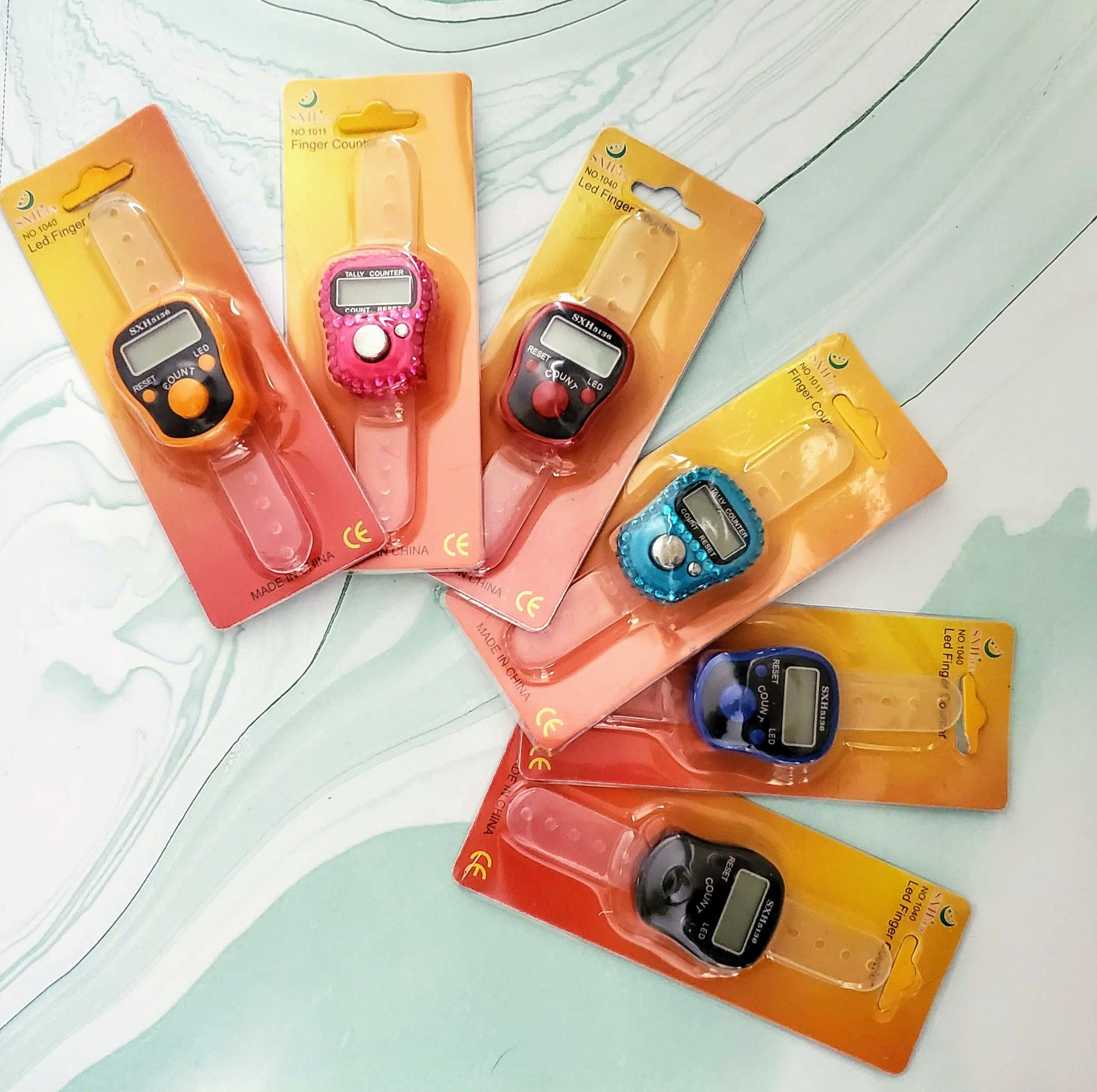 Digital LED Lit Ring Size Stitch and Row Counters Etsy