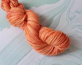 Hand Painted Pure Wool Yarn- *Sunfire*