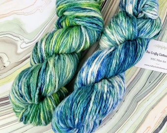 Indie Hand Dyed Hand Painted Pure Wool Yarn *Secret Garden*