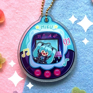 Tamagotchi - Vocaloid Shaker Keychain - Hatsune Miku
