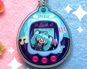 Tamagotchi - Vocaloid Shaker Keychain - Hatsune Miku