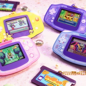 Customizable Gameboy Advance Keychains - Pokémon Sonic Zelda Hamtaro