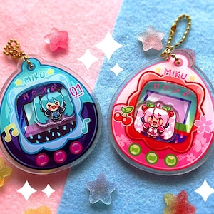 Tamagotchi – Vocaloid Shaker Schlüsselanhänger – Hatsune Miku