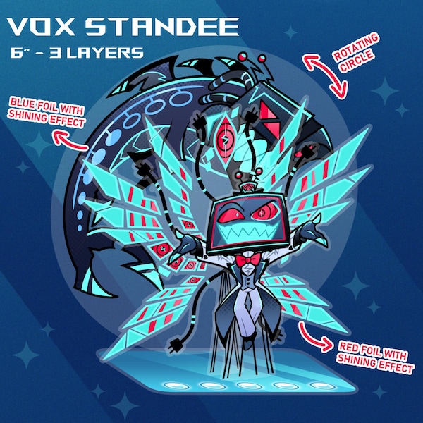 Hazbin Hotel - Vox Acrylic Standee