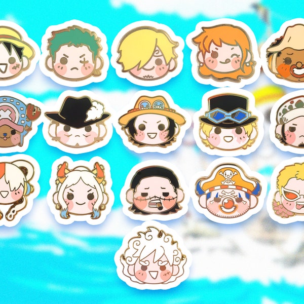 One Piece Mini Enamel Pins