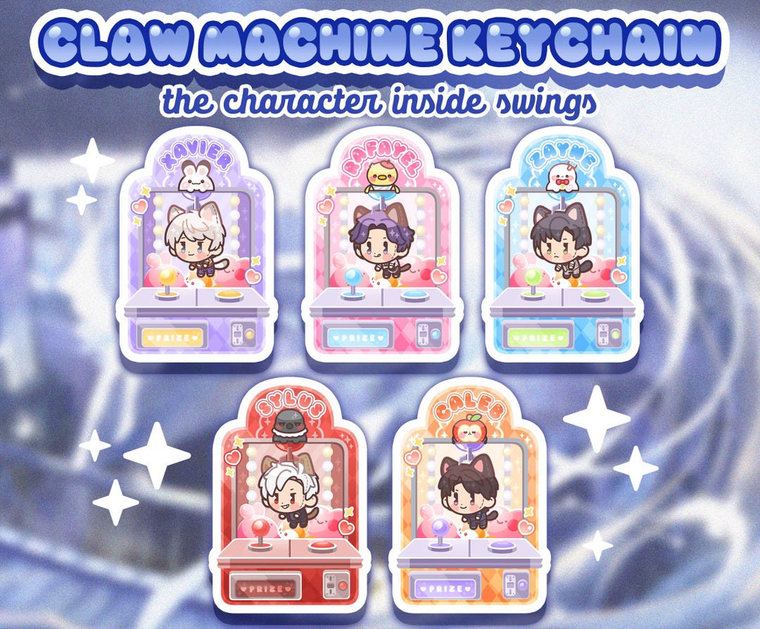 Machine Love Keychain PREORDERS - Love and Deepspace Claw Machines Keychains - Etsy UK