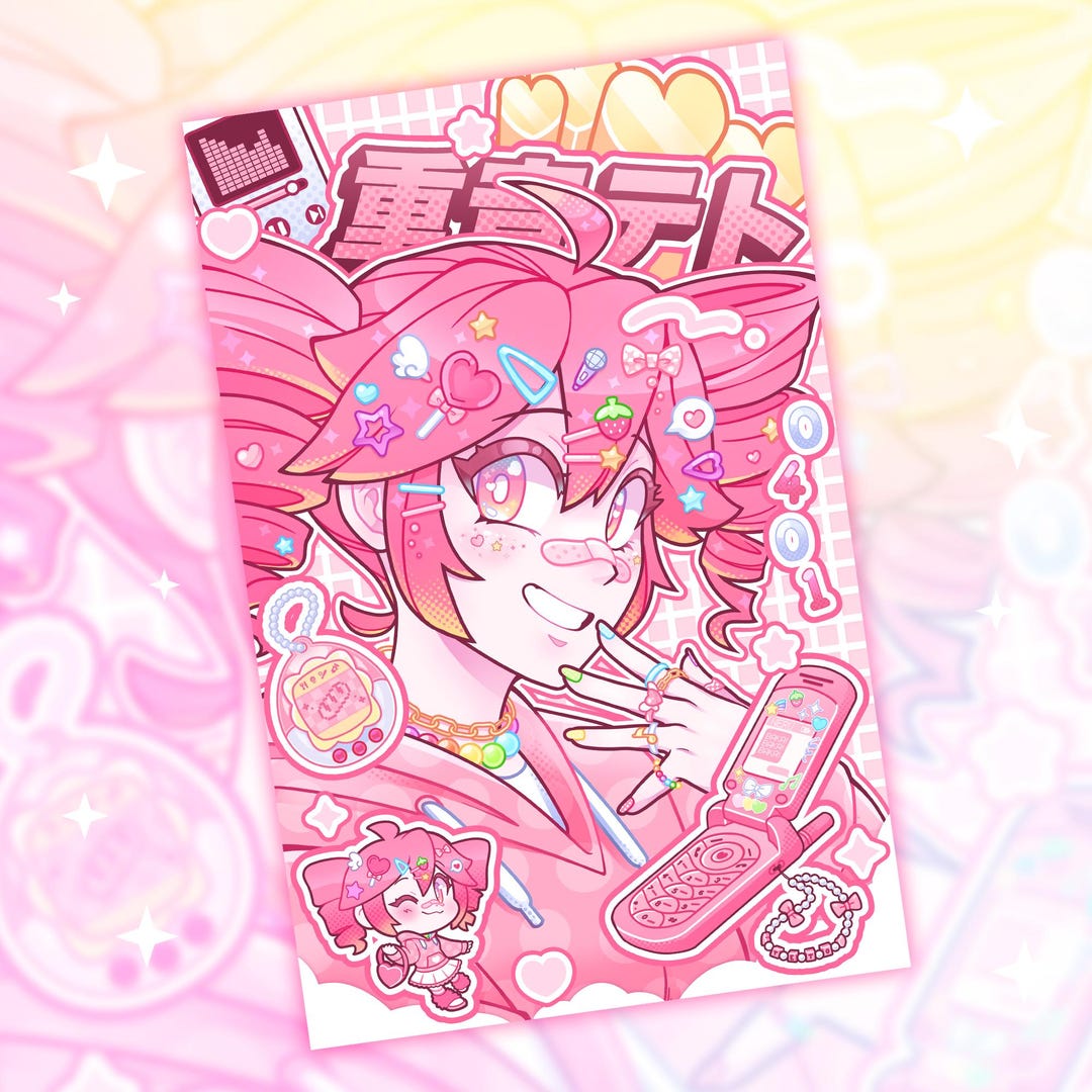 Small Teto Decora Kasane Teto Small Print - 5,5x8,5