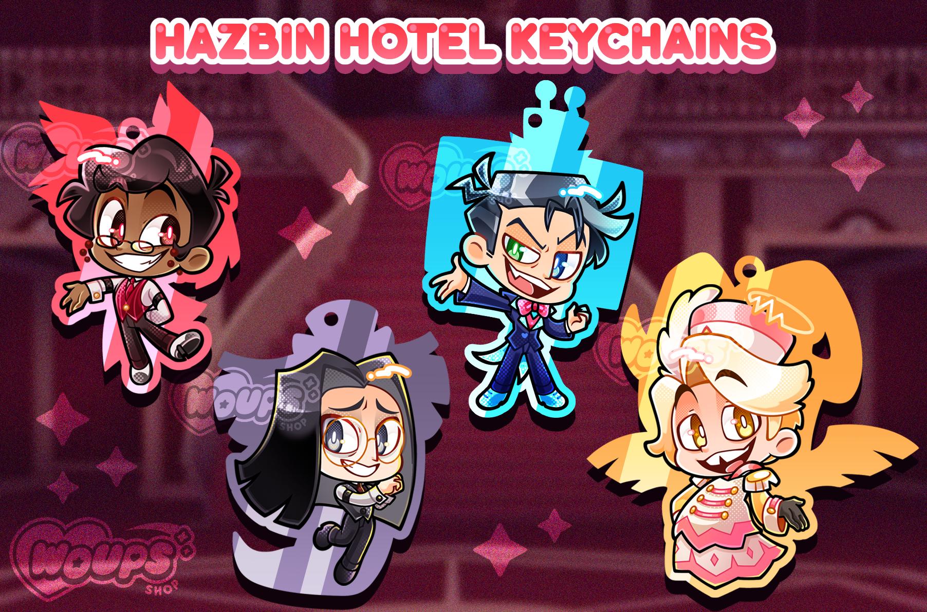 PREORDER - Hazbin Hotel - Colored Translucent Keychains - Alastor