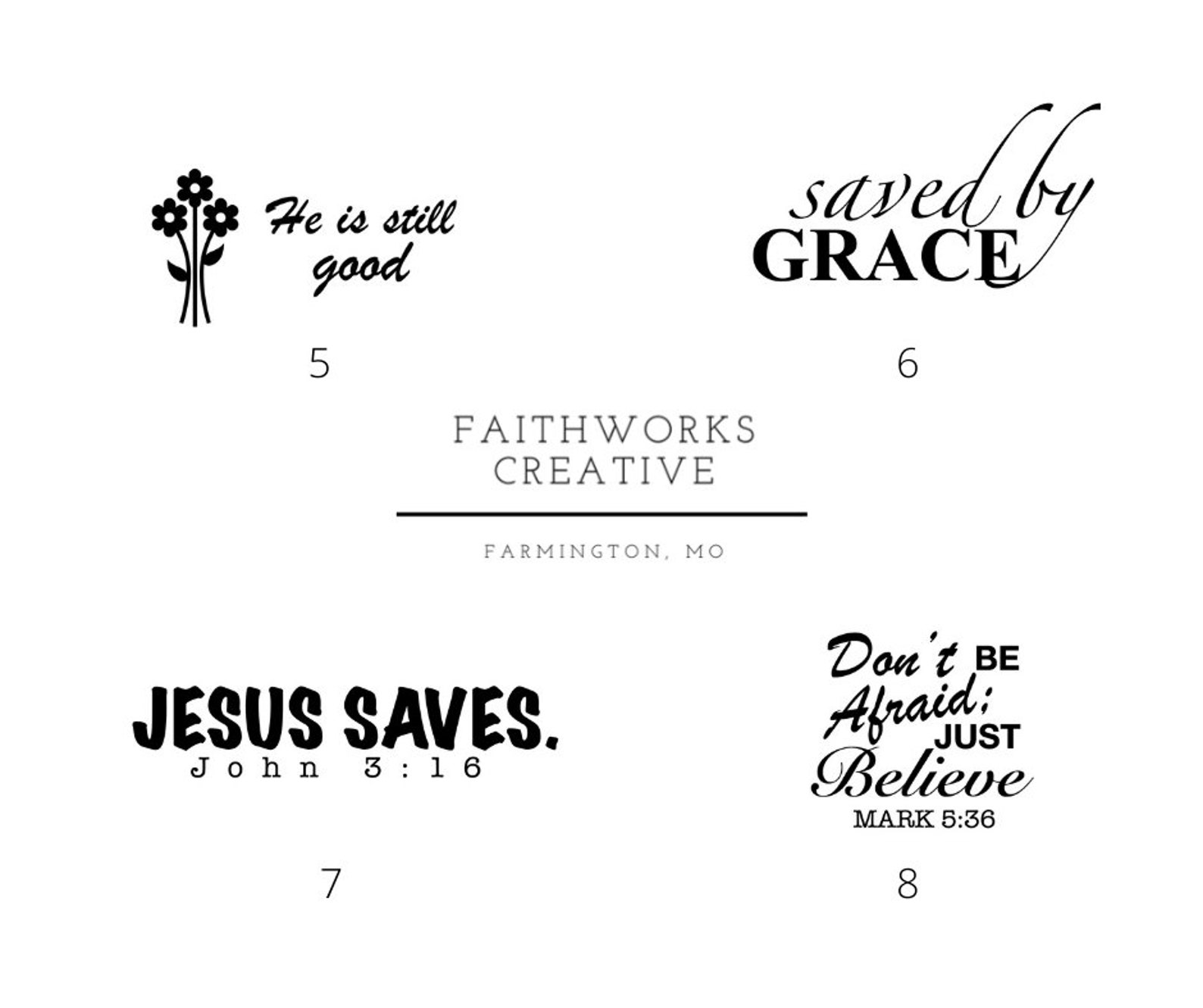 Car Decals Christian Christian Car Decals Bumper Stickers Etsy