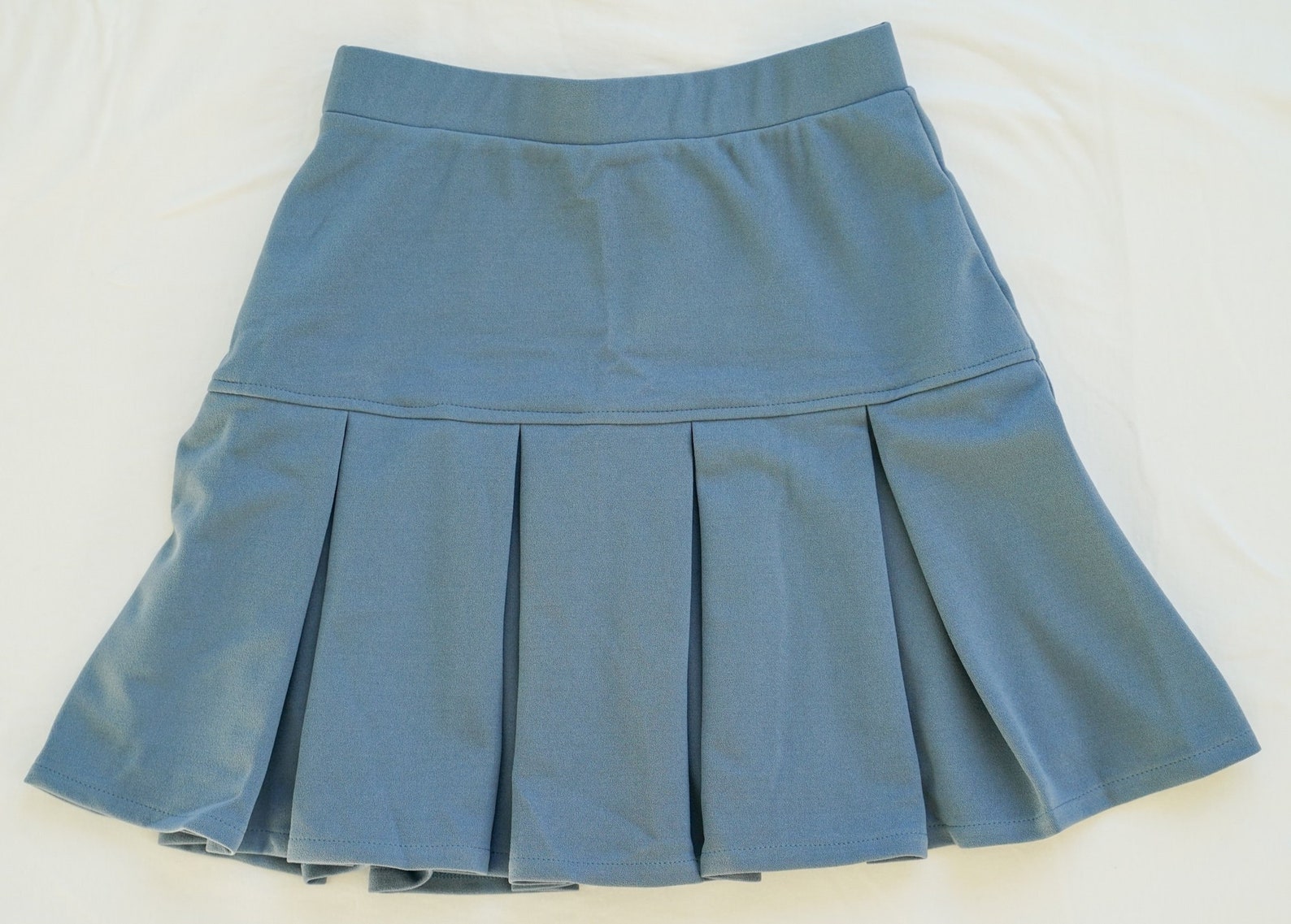 High-Waisted Solid Pleated Mini Golf Skirt BLUE | Etsy