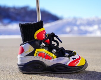 Jordan 1 Mid Fleece Utility [PEARL RED PINK] Standing Sneaker Putter C –  SneakerPutt