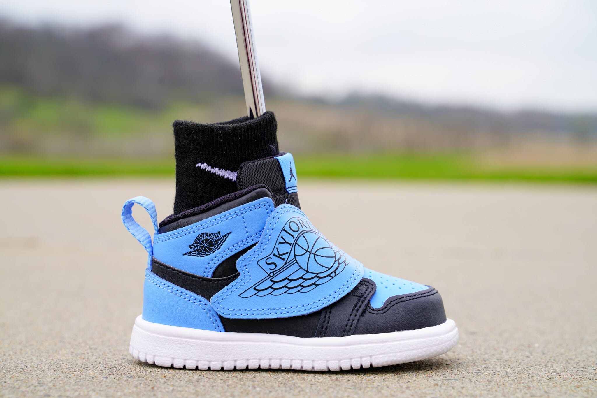 sky blue jordan shoes