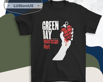 Official Ladies T Shirt Vest Top GREEN DAY American Idiot All Sizes