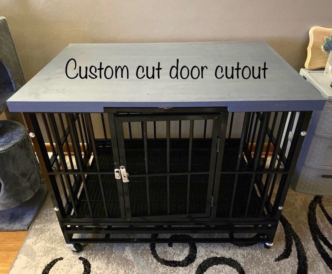 Dog Kennel Table Top Dog Crate Table Topwood Dog Crate Etsy