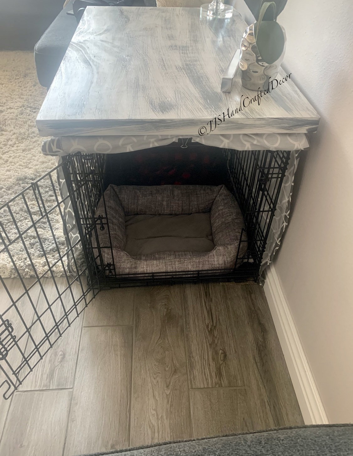 Dog kennel table top Dog crate table top Etsy