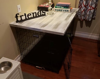 Dog crate cover, Dog kennel cover, Dog Crate topper, Dog Crate Table, Dog Crate Furniture, Kennel Cover, Kennel