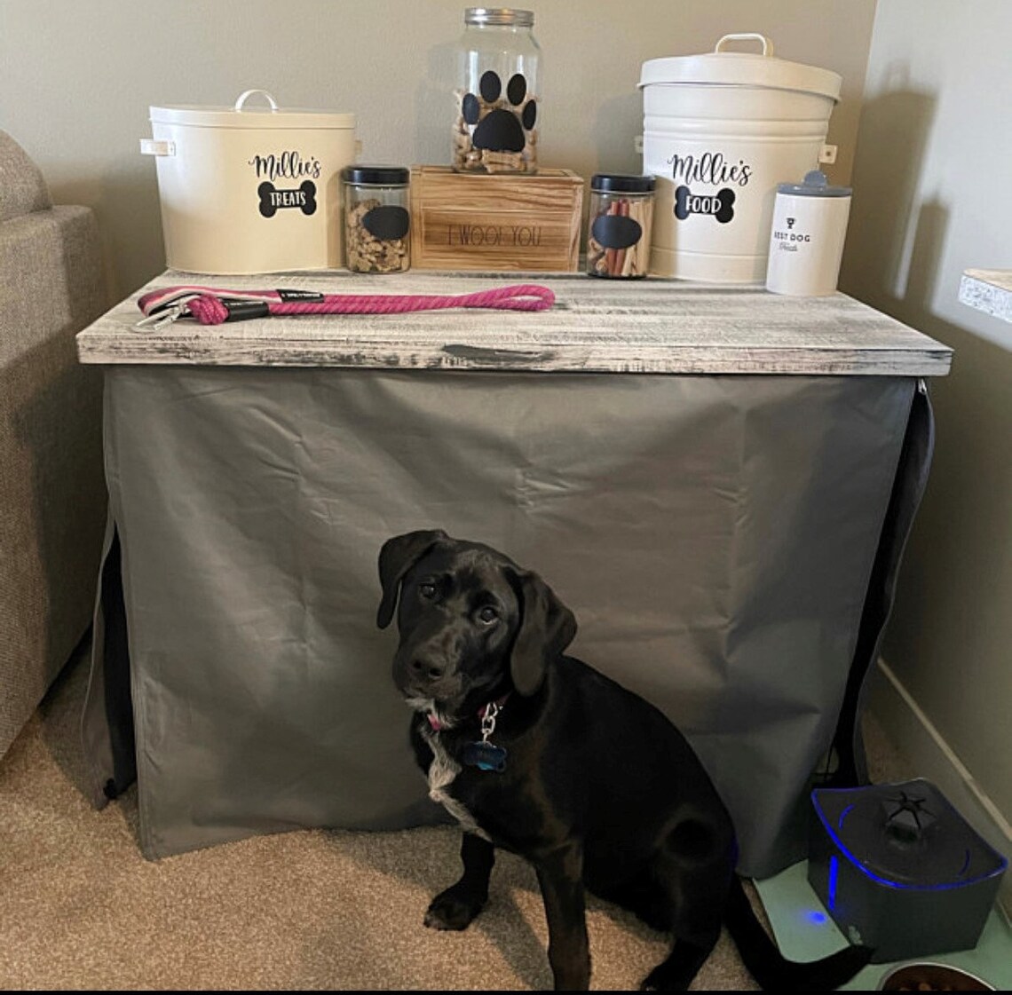 Dog Kennel Table Top Dog Crate Table Top Etsy