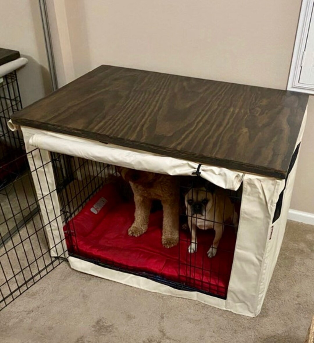 Dog Kennel Table Top, Dog Crate Table Top Etsy