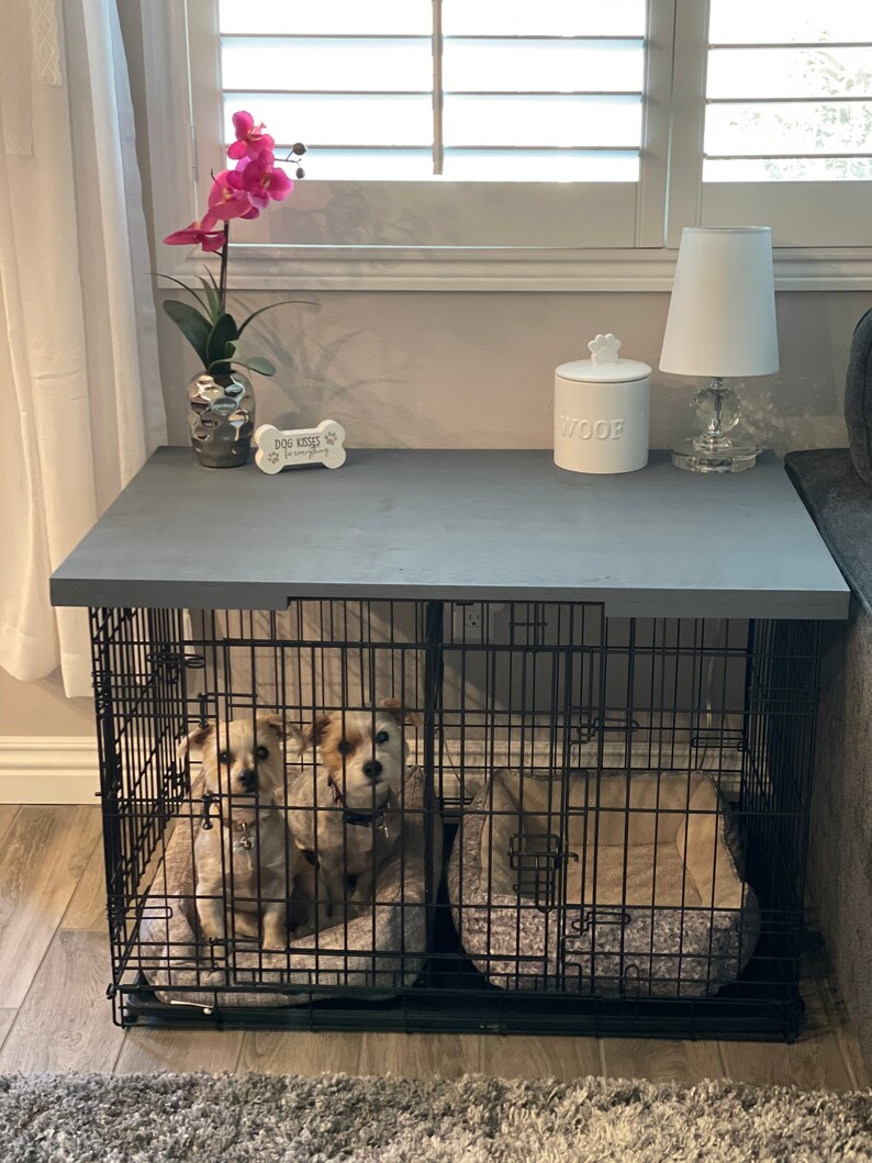 Dog Kennel Table Top Dog Crate Table Top Etsy