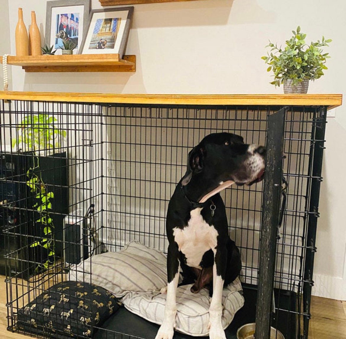 Dog kennel table top Dog crate table top Etsy