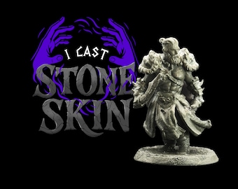 Magic Mini 3D Printing Service - Stone Effect - Custom Miniature (Hero Forge 3D Printing Service)