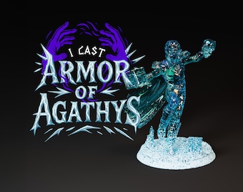 Magic Mini 3D Printing Service - Frost Effect - Custom Miniature (Hero Forge 3D Printing Service)