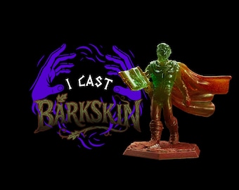 Magic Mini 3D Printing Service - Barkskin Effect - Custom Miniature (Hero Forge 3D Printing Service)