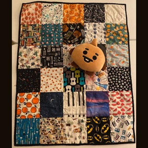 Handmade KPop Yoongi Baby Quilt