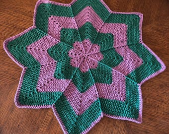 Crochet Star Baby Blanket