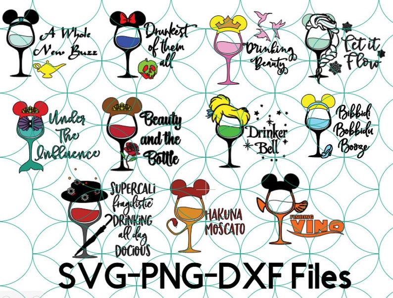 Download Princess Wine Glass SVG PNG DXF Drunk princess | Etsy