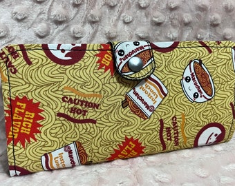 Cartera de sopa de fideos Maruchan Romen, taza de sopa de fideos instantáneos, edición limitada