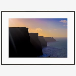 Print: Cliffs of Moher bij zonsondergang