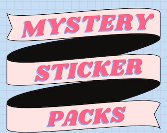 Mystery Sticker Packs | May contain any stickers shown in my shop, and more!