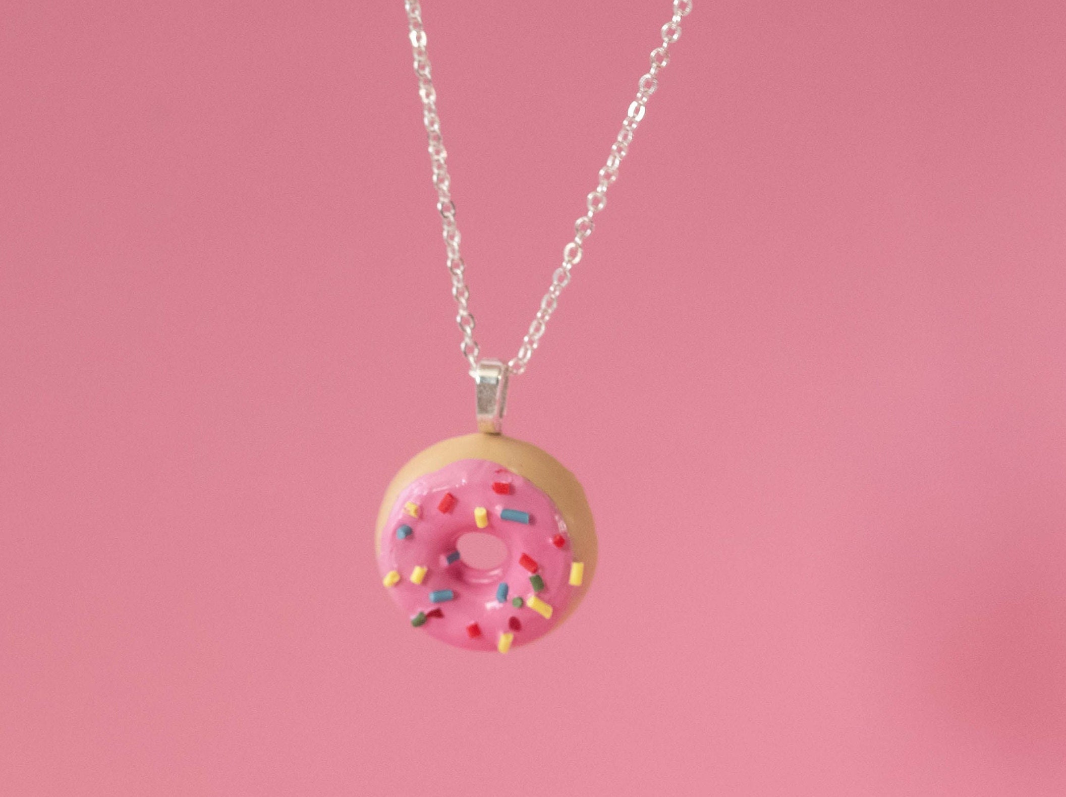 Donut Necklace - Etsy