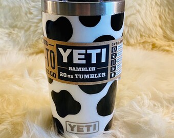 cow print yeti cup