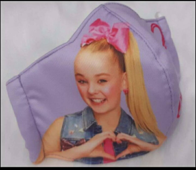Jojo siwa children face mask | Etsy