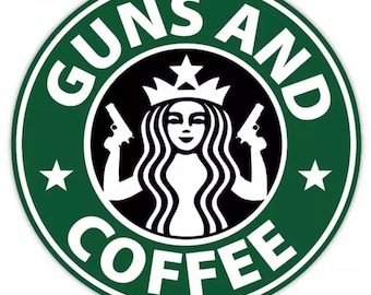 Download Guns And Coffee Etsy PSD Mockup Templates