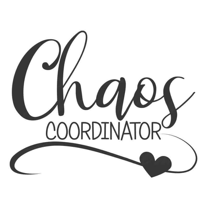 Chaos Coordinator SVG Etsy