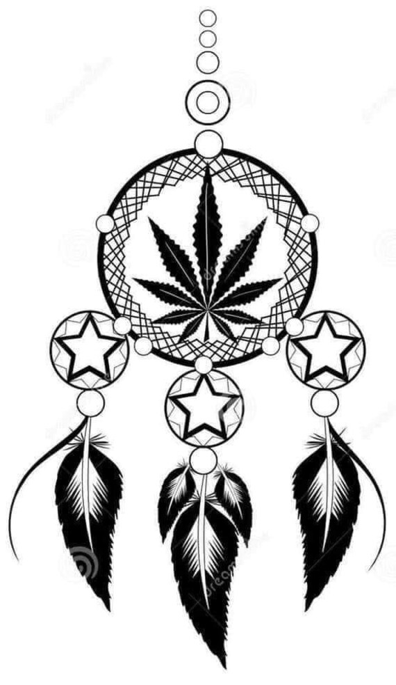 Weed Dream Catcher Svg Etsy Canada