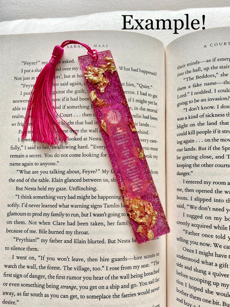 CUSTOM resin bookmark a Spotify song code YOU CHOOSE : | Etsy