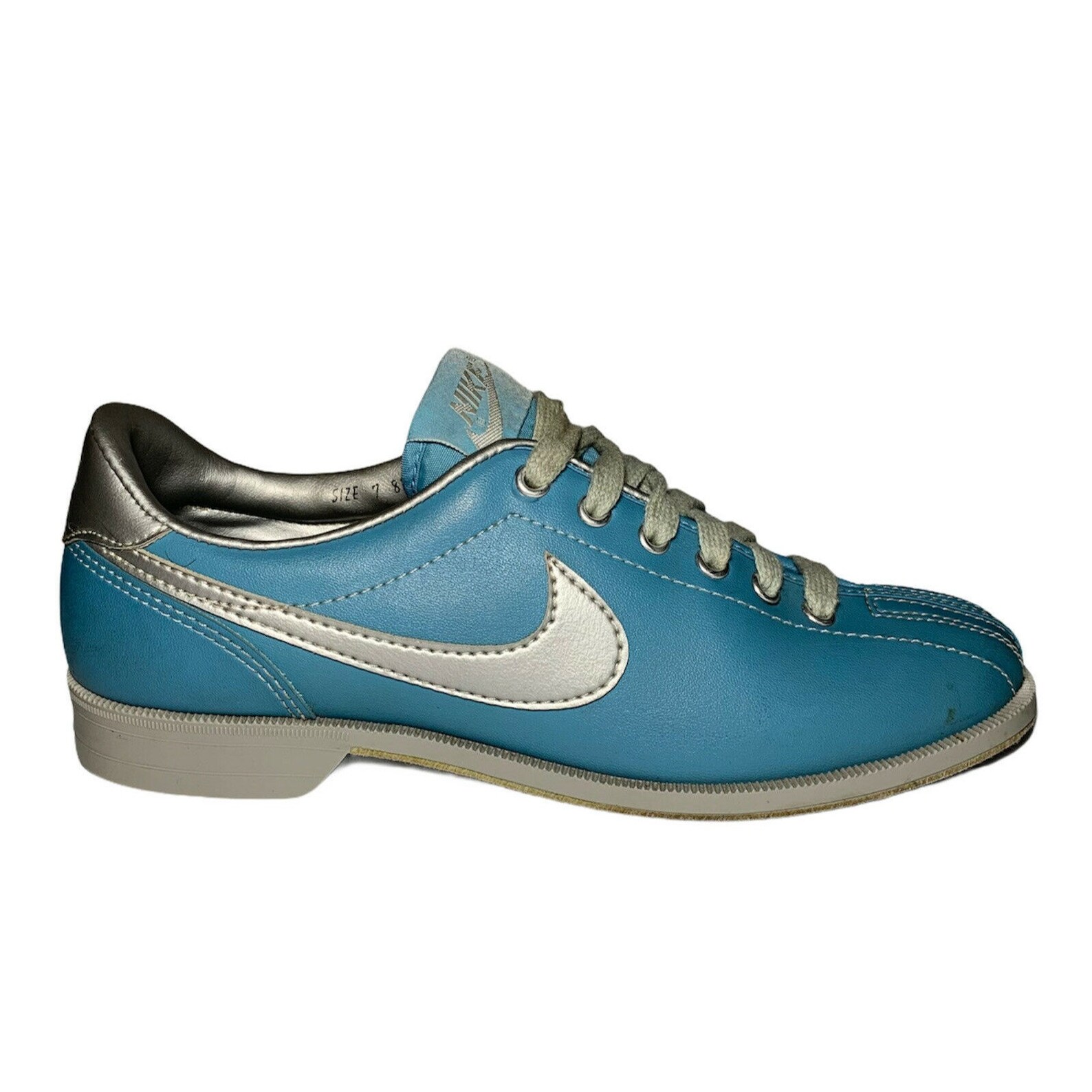 Nike Bowling Shoes Womens Size 7 Vintage Light Blue 80s Etsy
