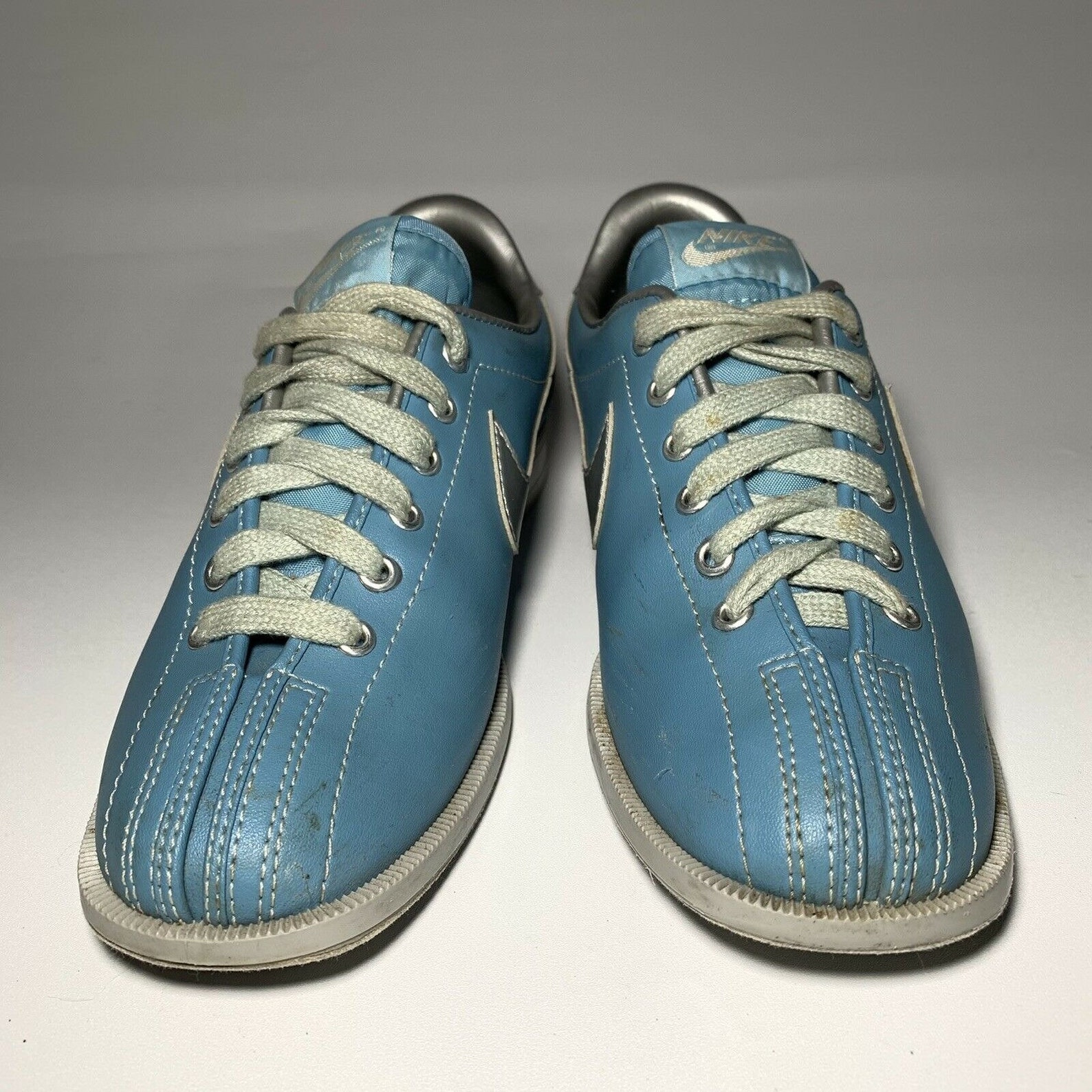 Nike Bowling Shoes Womens Size 7 Vintage Light Blue 80s Etsy