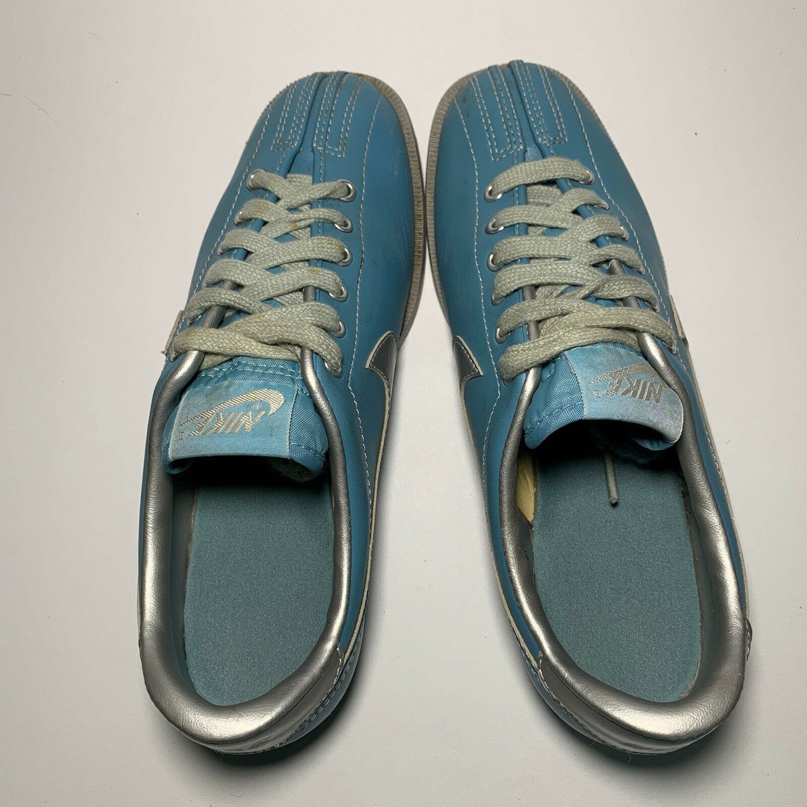 Nike Bowling Shoes Womens Size 7 Vintage Light Blue 80s Etsy