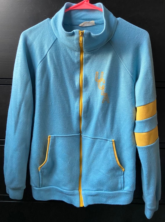 Vintage 1970's UCLA track jacket sweatshirt