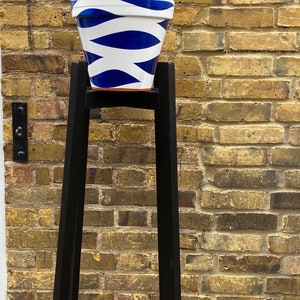 Diagonal Plant Pot Stand - Plant Stand - Solid Wood - Hand made in Uk