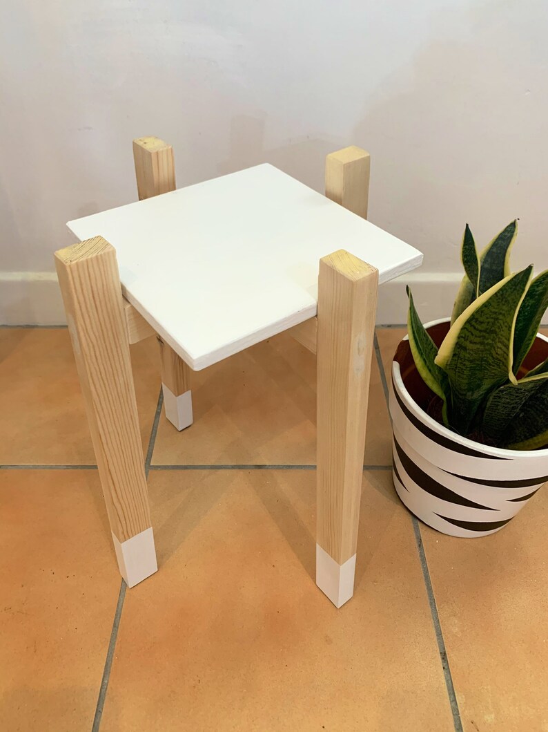 Plant Pot Stand Plant Stand Diagonal Shape Stand Hand - Etsy UK