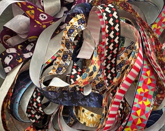 GRAB BAG - Lot of 20 yards 7/8"-1" Grosgrain Ribbon by the yard - NEW