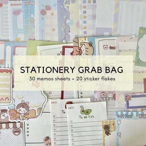 Kawaii Sticker Mystery Bag  Cute Sticker Grab Bag – Coral & Ink