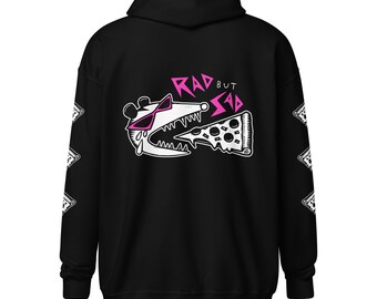 Rad Sad Pizza Possum | Unisex heavy blend zip hoodie