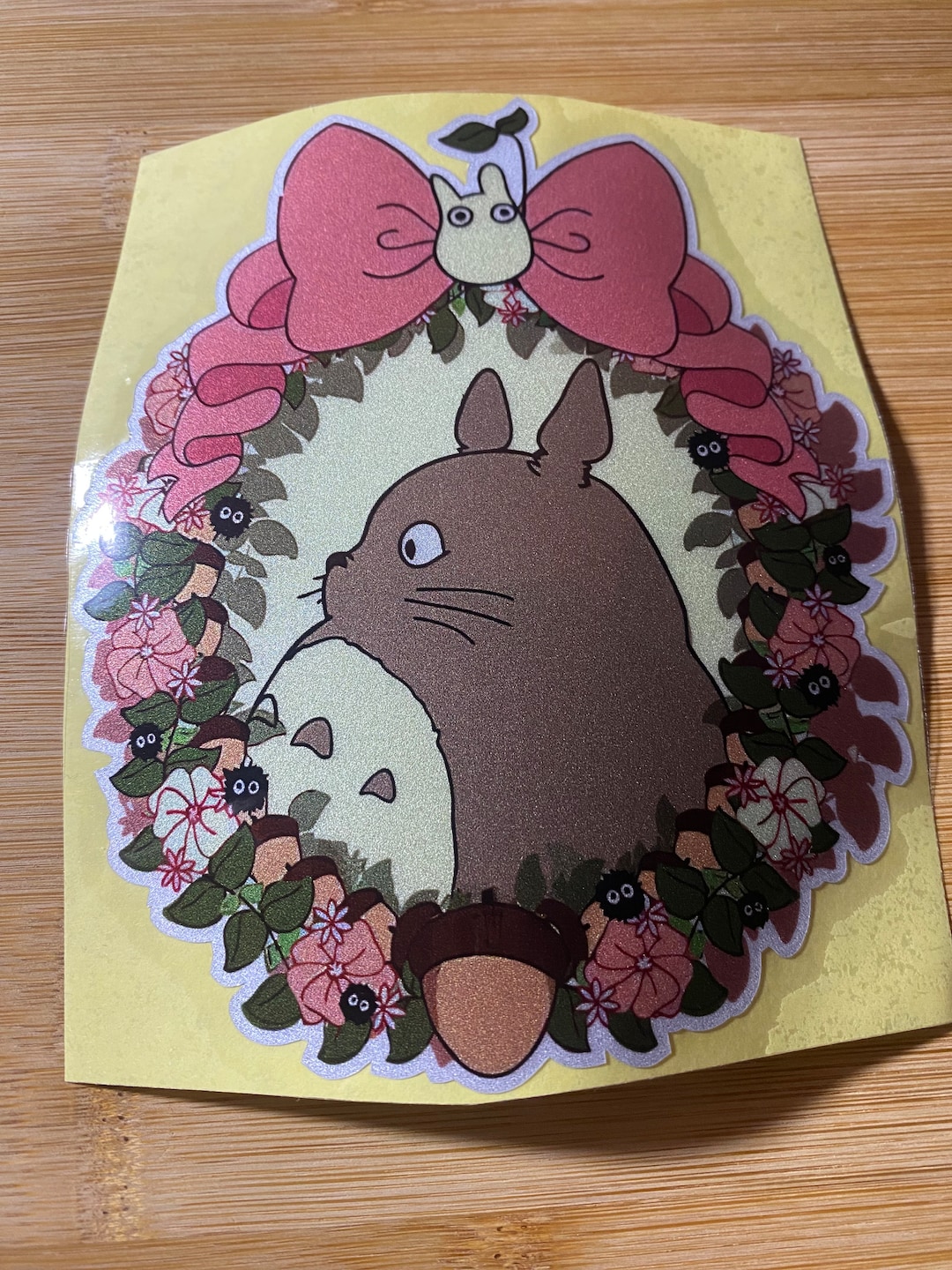 Totoro Decal Sticker Etsy